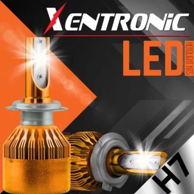 Dual Sides LED H7 Headlight Bulb Kit for Mercedes-Benz C300 B200 C230 C250 C240 - Image 1 of 4