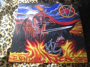 SLAYER unholy slayer SPLATTER VINYL metallica exodus anthrax overkill - Picture 1 of 6