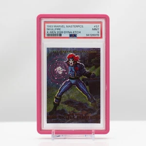 Marvel Masterpieces 1993 Skullfire #S7 X-MEN 2099 Dyna-Etch FLEER - PSA 9 Mint - Picture 1 of 4