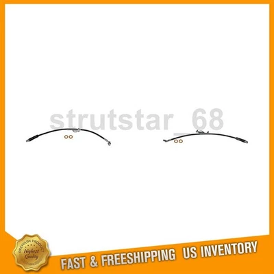 2 前刹车线制动软管适用于凯迪拉克 CTS 3.6L 6.2L 3.0L — 第 1/4 张图片