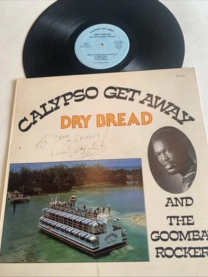 Signed VG Dry Bread And The Goombay Rockers Calypso Getaway Vinyl LP Reggae - Image 1 of 4