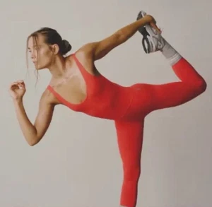 Free People Movement Good Karma Jumpsuit Einteiler Hot Watermelon XS/S NEU - Bild 1 von 4