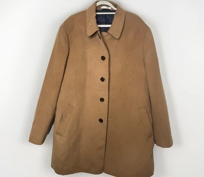 VTG Lauren Ralph Lauren Coat Men’s 44R Wool Blend Down Filled Puffer Lined Rare - Image 1 of 4