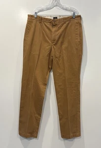 J. Crew Mens Brown Classic Fit Broken In Cotyon Chino Pants Size 36/34 - Picture 1 of 7