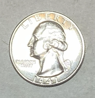 1941 25C Washington Quarter - Image 1 of 2