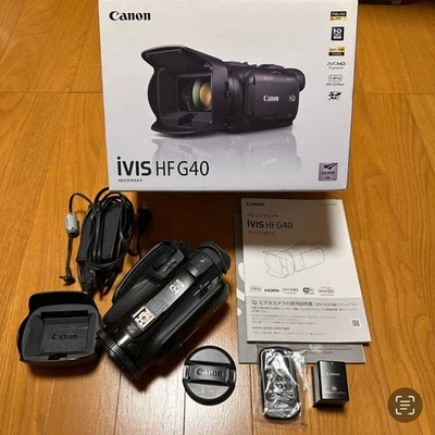 NEAR MINT Canon iVIS HF G40 Digital Video Camera Tested SEE PHOTO #2 - Image 1 of 4