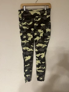 Leggings ajustados de tiro alto Lululemon para mujer Swift Speed talla 10 bolsillos camuflados verdes - Imagen 1 de 10