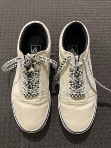 Vans ‘Off The Wall’ Old School Light Yellow & White US7/EUR39 500714 - Picture 1 of 6