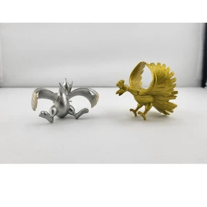 RARE Golden Ho-oh and Silver Lugia Pokemon Center Figure Tomy Gold / US SELLER - Bild 1 von 4