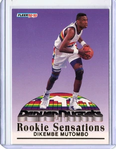1992-93 Fleer - Rookie Sensations Dikembe Mutombo #7 - Picture 1 of 2