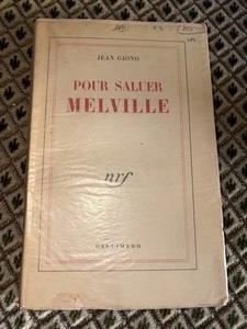 JEAN GIONO POUR SALUER MELVILLE 1949 - Bild 1 von 2