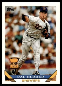 1993 Topps Cal Eldred Milwaukee Brewers #590 - Picture 1 of 2