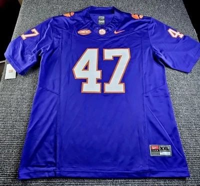 Clemson Tigers púrpura para hombre 2XL Sammy marrón #47 cosido nueva camiseta de fútbol Foto 1 de 4
