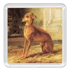 Italienischer Windhund Hund Acryl Untersetzer Neuheit Trinkbecher Matte tolles Geschenk - Bild 1 von 1