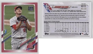 2021 Topps Update Mother's Day Hot Pink /50 Giovanny Gallegos #US172