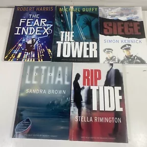 5 Lot Specially Edited by Readers Digest -Rip Tide, Lethal, Siege, The Tower,+1 - Picture 1 of 14