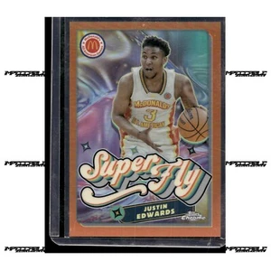 2023 Topps McDonald's A/A Orange #SF-1 Justin Edwards Superfly Case Hit /25 (RC) - Picture 1 of 2