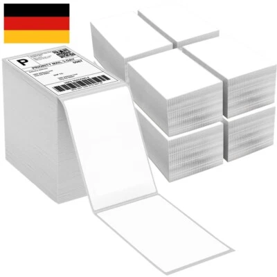 Thermo Versand Etiketten Vretti 4X6 Stapeln Selbstklebend Label Für DPD DHL GLS - Bild 1 von 4