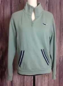 Victoria's Secret Sudadera Rosa Talla XS 1/4 Cremallera Pulóver Verde Salvia Sudaderas Prenda para el torso - Imagen 1 de 10