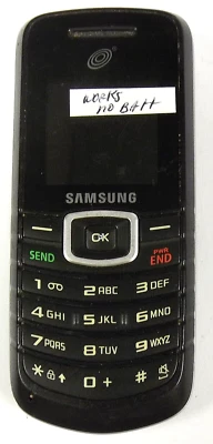 Samsung SGH-T105G - Black and Silver ( Tracfone ) Cellular Candybar Phone - Image 1 of 2