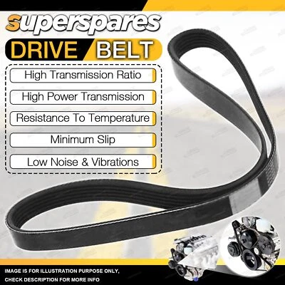 Superspares Drive Belt for volvo S70 2.4L V40 1.9L Compr.Delphi 1997-2000 - image 1 of 2