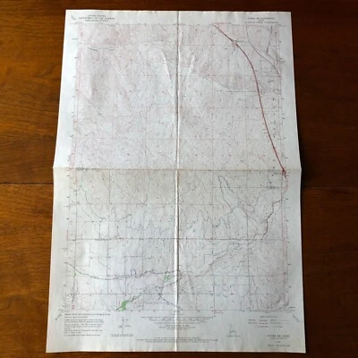 Mapa topográfico Parma SE Idaho Quadrangle 1965 USGS 7,5 minutos 19x27 Foto 1 de 4