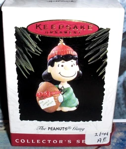 Lucy`1994..2Nd In Peanuts Gang Series,Hallmark Christmas Ornament-ENVÍO GRATUITO - Imagen 1 de 6