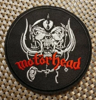 Motorhead (band) Round Embroidered Patch Iron-On Sew-On US ship Lemmy Metal