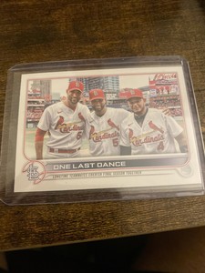 2022 Topps Update Veteran Combos One Last Dance Albert Pujols Yadier Molina #168
