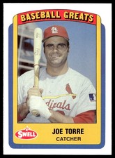 1990 Swell Baseball Greats Joe Torre St. Louis Cardinals #130