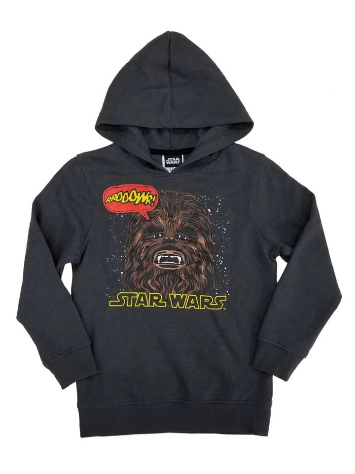 Star Wars Little Boys Gray Chewbacca Pullover Hoodie Sweatshirt - Image 1 of 1