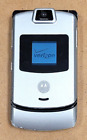 Motorola RAZR / Razor V3m - Silver and Black ( Verizon ) Flip Cell Phone - READ