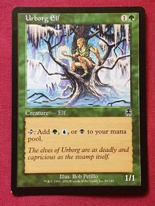 Magic The Gathering APOCALYPSE URBORG ELF green card MTG - Picture 1 of 2