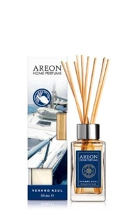 Areon Home Luxury Perfume Reed Diffuser + 10 Rattan Reeds, Verano Azul Scent - Picture 1 of 3