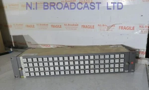 Evertz cp6401e  ethernet / qlink control router panel (32x32 xy or 60 button sou - Picture 1 of 11