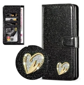 Case For Samsung Galaxy A05s  Leather Bling Glitter Flip Card Wallet A05s Cover - Photo 1 sur 48