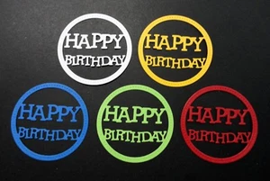 Happy Birthday Die Cut - Pkt 10 - Picture 1 of 1
