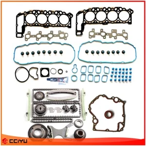 ✅Fit For 2002 Dodge Ram 1500 4.7L Head Gasket Set Timing Chain Kit Water Pump - Picture 1 of 18
