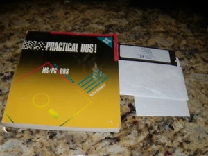 Practical DOS! Book with 5.25" data disk - Picture 1 of 4