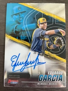 2021 Bowman's Best Eduardo Garcia Best of 2021 Autograph Auto B21-EG - Bild 1 von 2