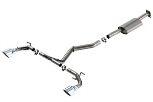Borla S Type CatBack Exhaust System Pipe Fits 22-23 Subaru BRZ Toyota GR86 2.4L - Picture 1 of 5