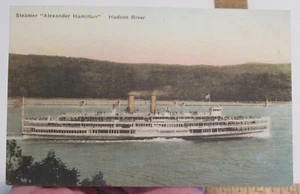 Steamer "ALEXANDER HAMILTON" Hudson River - color - POST CARD - listing #2477 - Picture 1 of 9