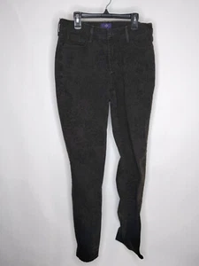 NYDJ Women's Black Jeans Skinny Leg Mid Rise Stretch Size 6 Solid - Picture 1 of 7