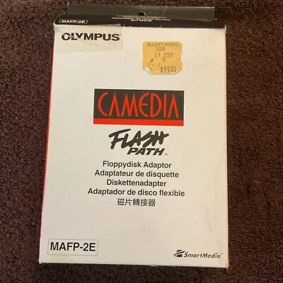 Olympus (MAFP-2E) CAMEDIA Flash Path Floppydisk Adaptor Adapter New Open Box - Image 1 of 4