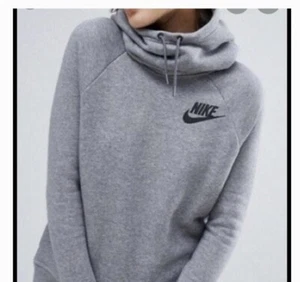 Nike Gray Cowl Neck Women Hoodie Size S - Picture 1 of 7