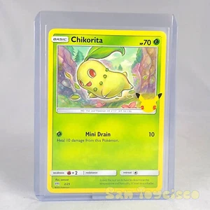 Pokemon TCG 25th Anniversary McDonalds Promo Card - Chikorita 2/25 nonholo 2021 - Picture 1 of 2