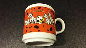 Disney TAZZA MUG Dalmatian Carica dei 101 red - vintage - Imagen 1 de 5