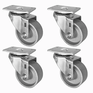 Syration's 3inch Industrial small Casters,Steel plate Casters - Picture 1 of 49