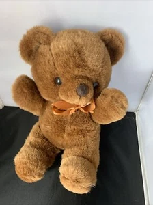 Vintage 1988 Fairview industrial Corp Brown Teddy Bear Stuffed Animal Plush Vtg - Picture 1 of 8