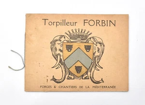 Torpilleur Forbin marine Nationale Forges de la Méditerranée Graville 1929 - Picture 1 of 5